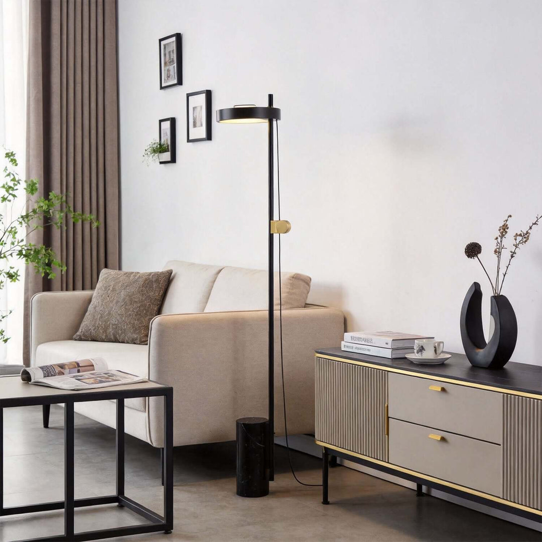 Lormix Floor Lamp – Postmodern Minimalist Marble Floor Lamp