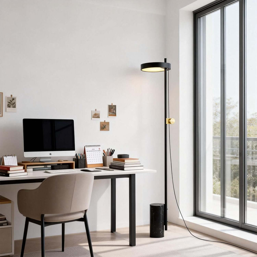 Lormix Floor Lamp – Postmodern Minimalist Marble Floor Lamp