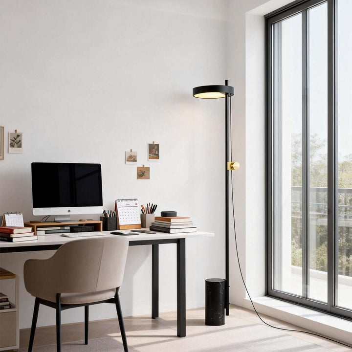Lormix Floor Lamp – Postmodern Minimalist Marble Floor Lamp