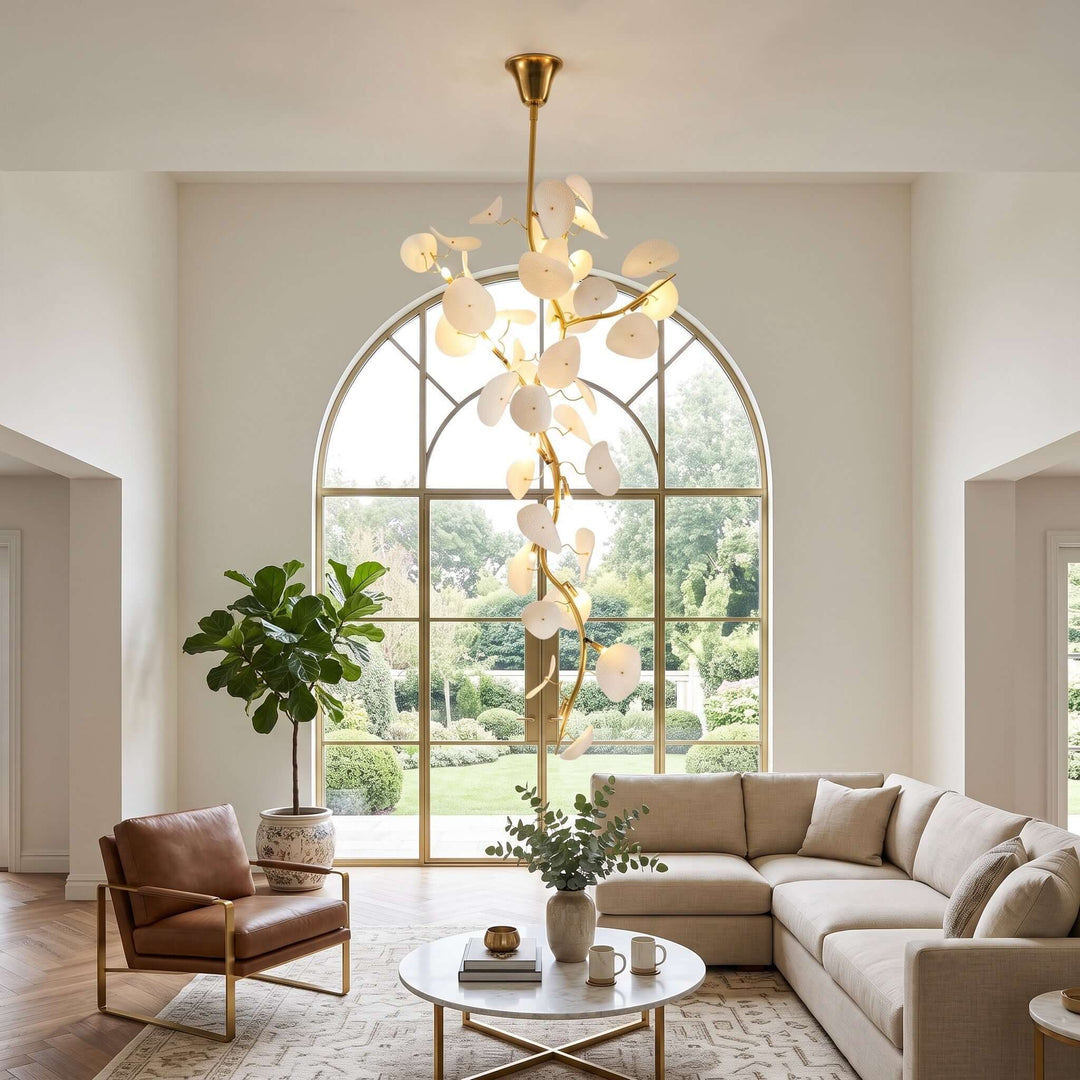 Lotus Leaf Stairs Chandelier