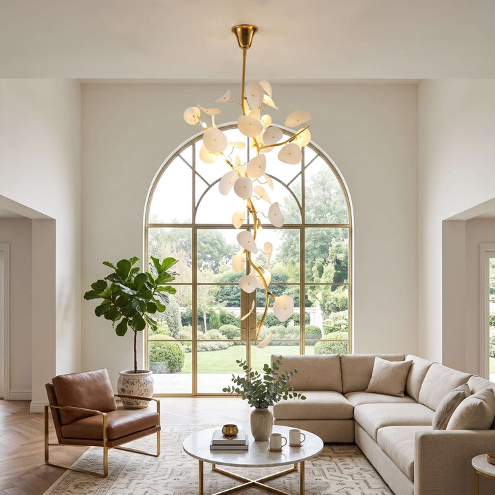 Lotus Leaf Stairs Chandelier