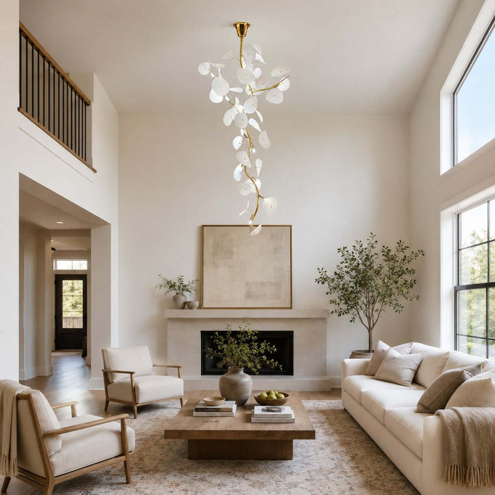 Lotus Leaf Stairs Chandelier