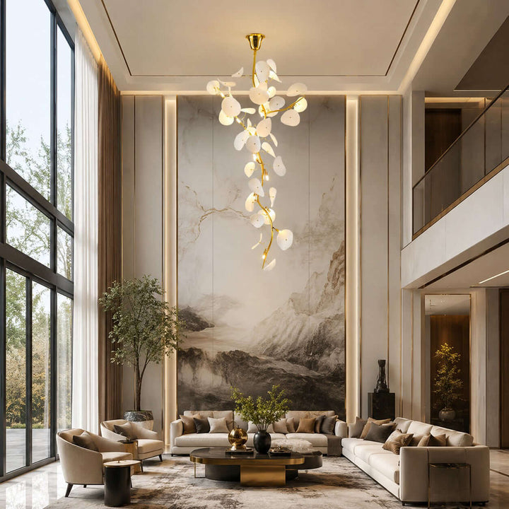 Lotus Leaf Stairs Chandelier
