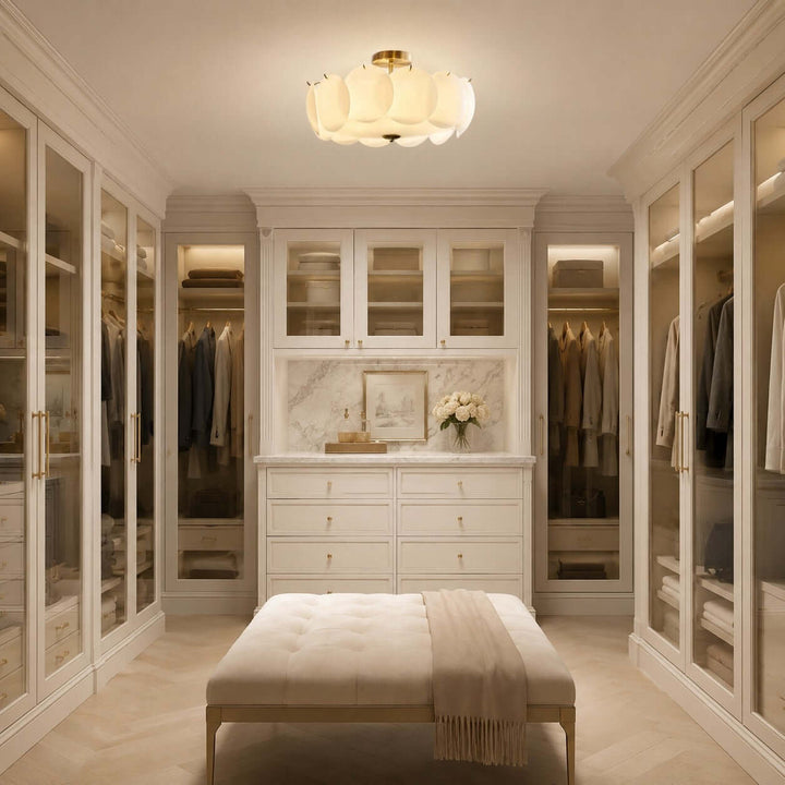 Lucerne Ceiling Light – French Bedroom Glass Ceiling Lamp | Vinlighting