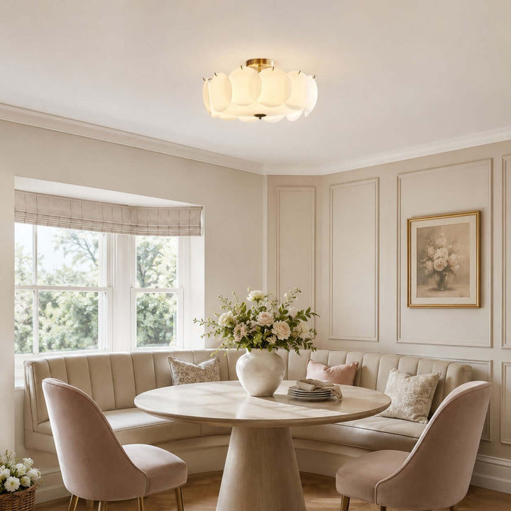 Lucerne Ceiling Light – French Bedroom Glass Ceiling Lamp | Vinlighting