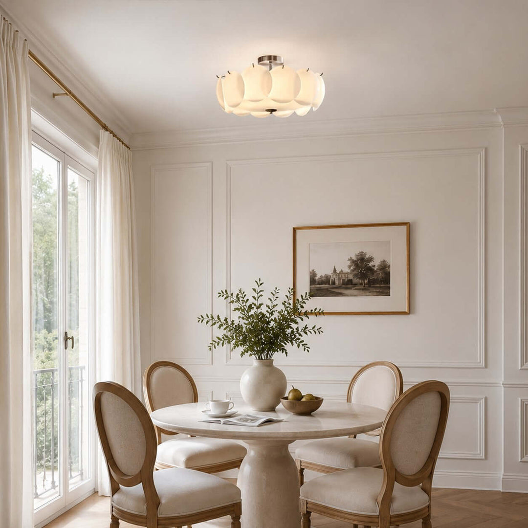 Lucerne Ceiling Light – French Bedroom Glass Ceiling Lamp | Vinlighting