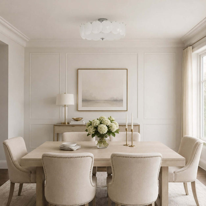 Lucerne Ceiling Light – French Bedroom Glass Ceiling Lamp | Vinlighting