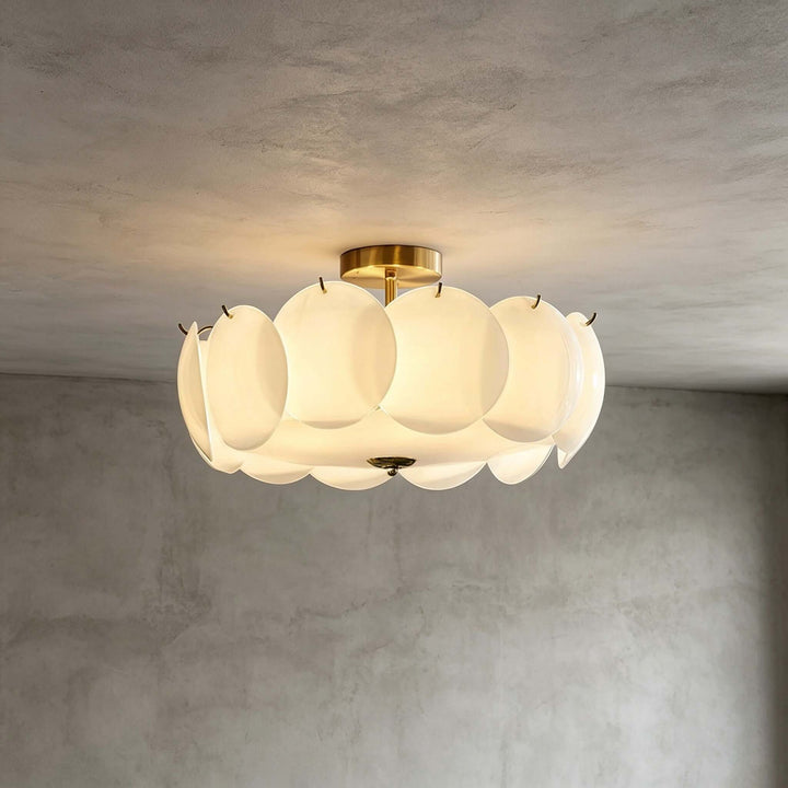 Lucerne Ceiling Light – French Bedroom Glass Ceiling Lamp | Vinlighting