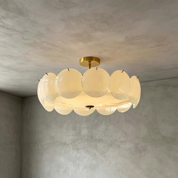 Lucerne Ceiling Light – French Bedroom Glass Ceiling Lamp | Vinlighting
