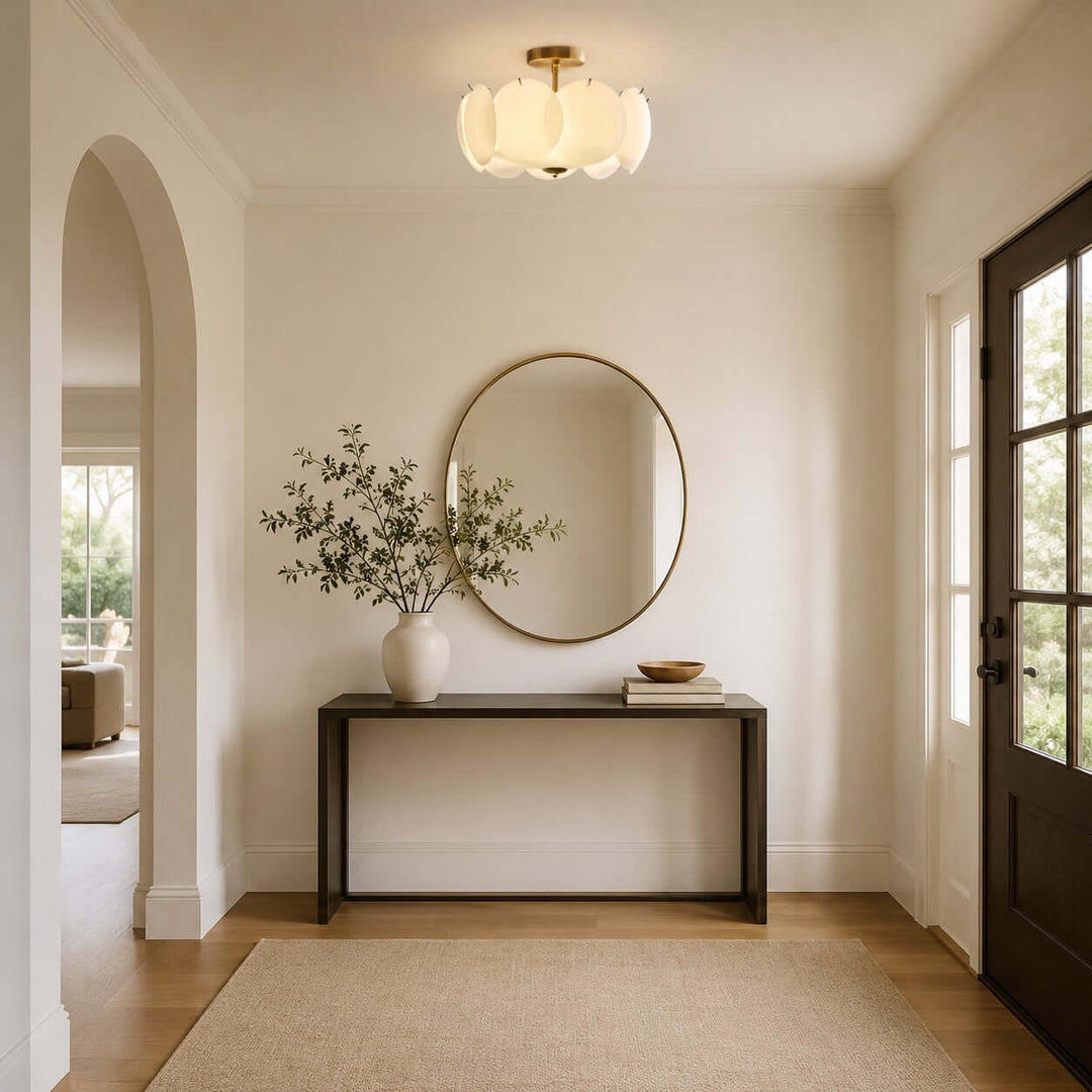 Lucerne Ceiling Light – French Bedroom Glass Ceiling Lamp | Vinlighting