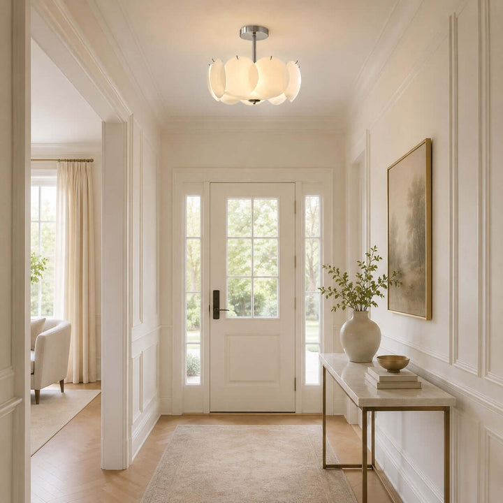 Lucerne Chandelier B – French Glass Dining Room Chandelier Lamp | Vinlighting