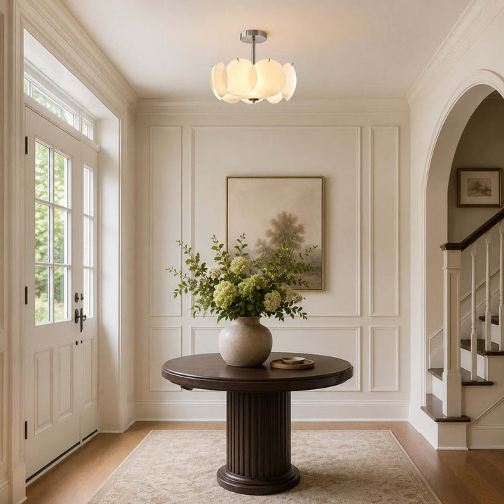 Lucerne Chandelier B – French Glass Dining Room Chandelier Lamp | Vinlighting
