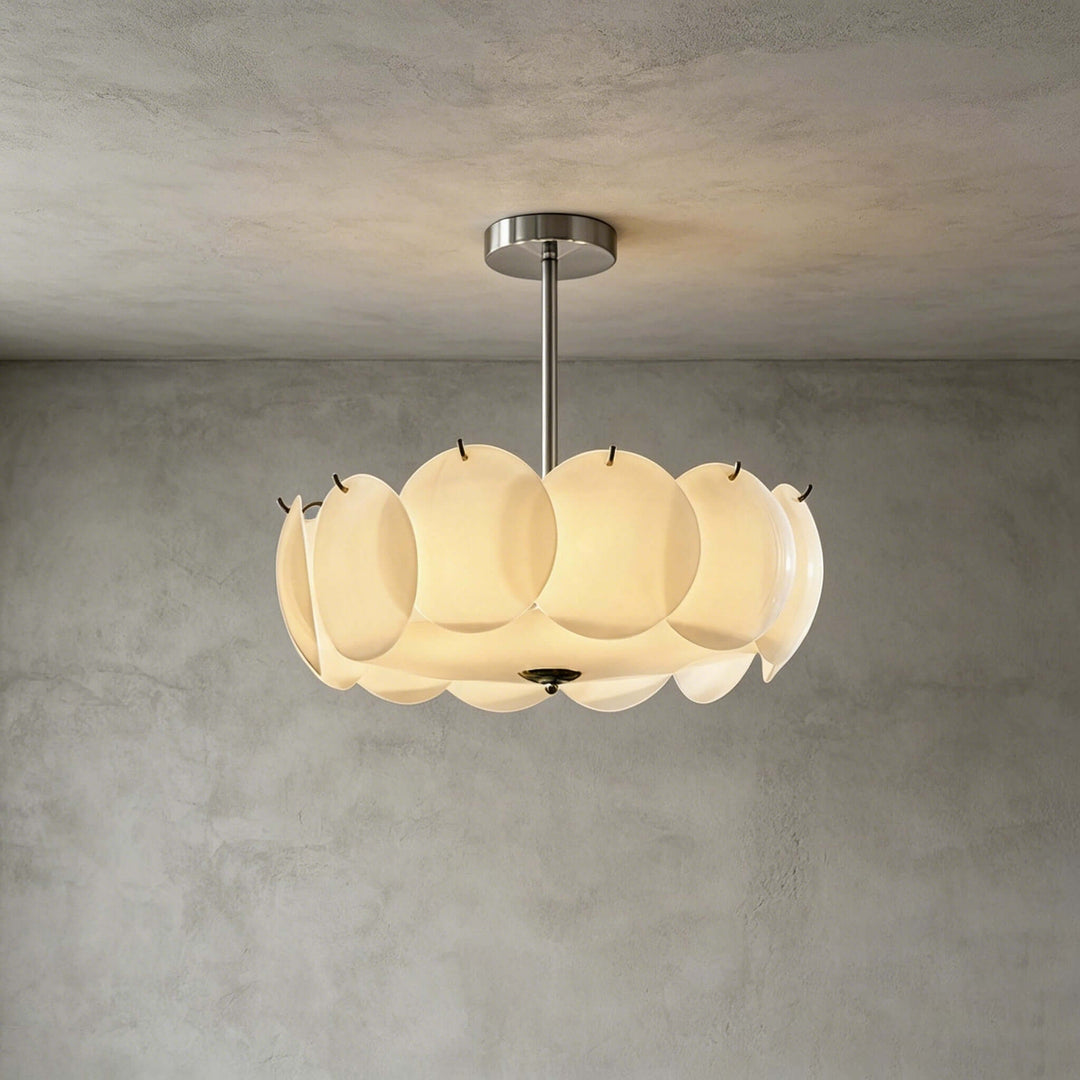 Lucerne Chandelier B – French Glass Dining Room Chandelier Lamp | Vinlighting