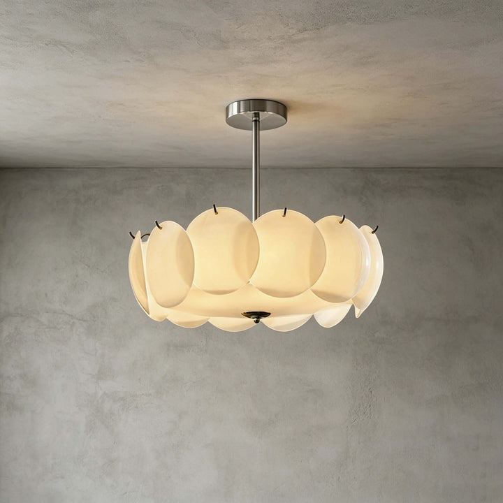 Lucerne Chandelier B – French Glass Dining Room Chandelier Lamp | Vinlighting