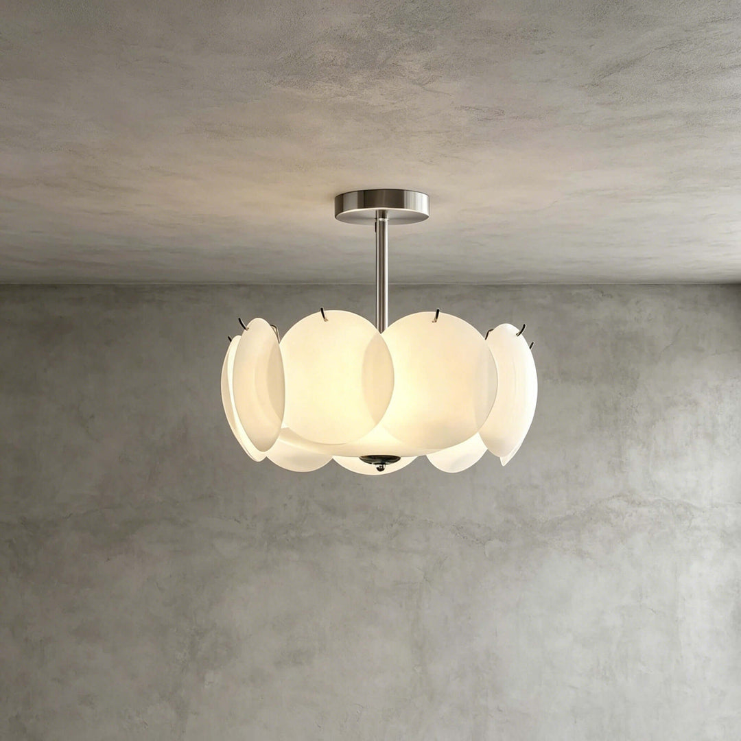 Lucerne Chandelier B – French Glass Dining Room Chandelier Lamp | Vinlighting