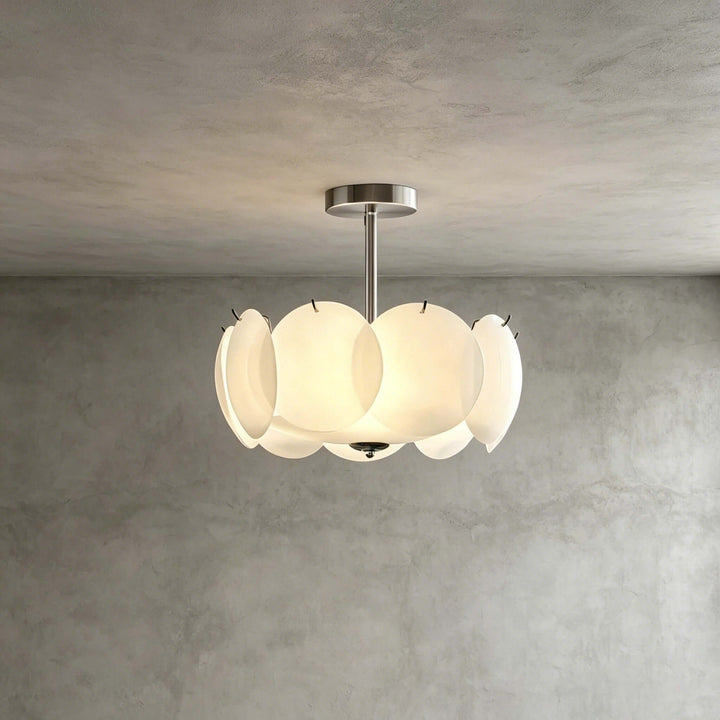 Lucerne Chandelier B – French Glass Dining Room Chandelier Lamp | Vinlighting