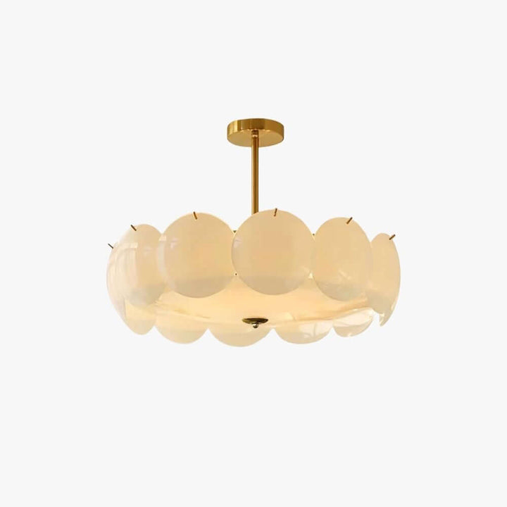Lucerne Chandelier B – French Glass Dining Room Chandelier Lamp | Vinlighting