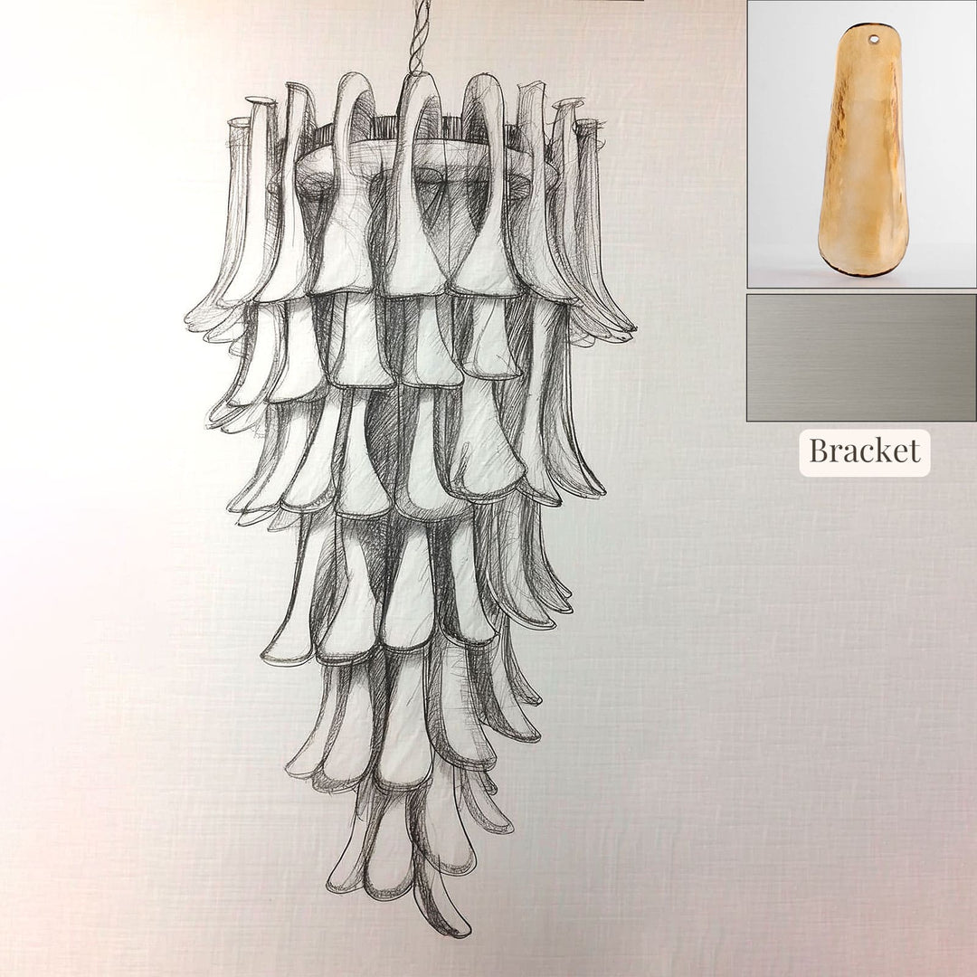 Lufra Chandelier – Handmade Murano Glass, Mid Century Luxury | Vinlighting