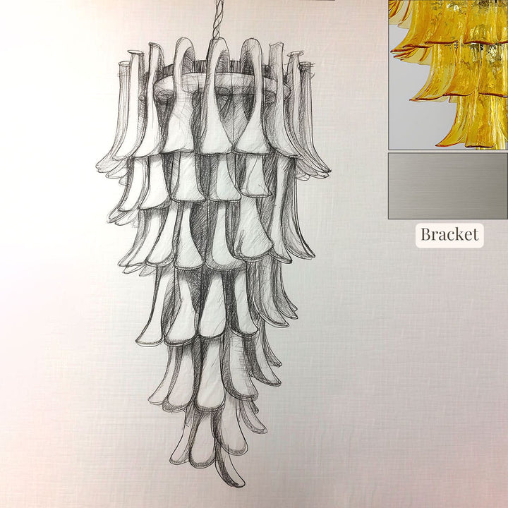 Lufra Chandelier – Handmade Murano Glass, Mid Century Luxury | Vinlighting