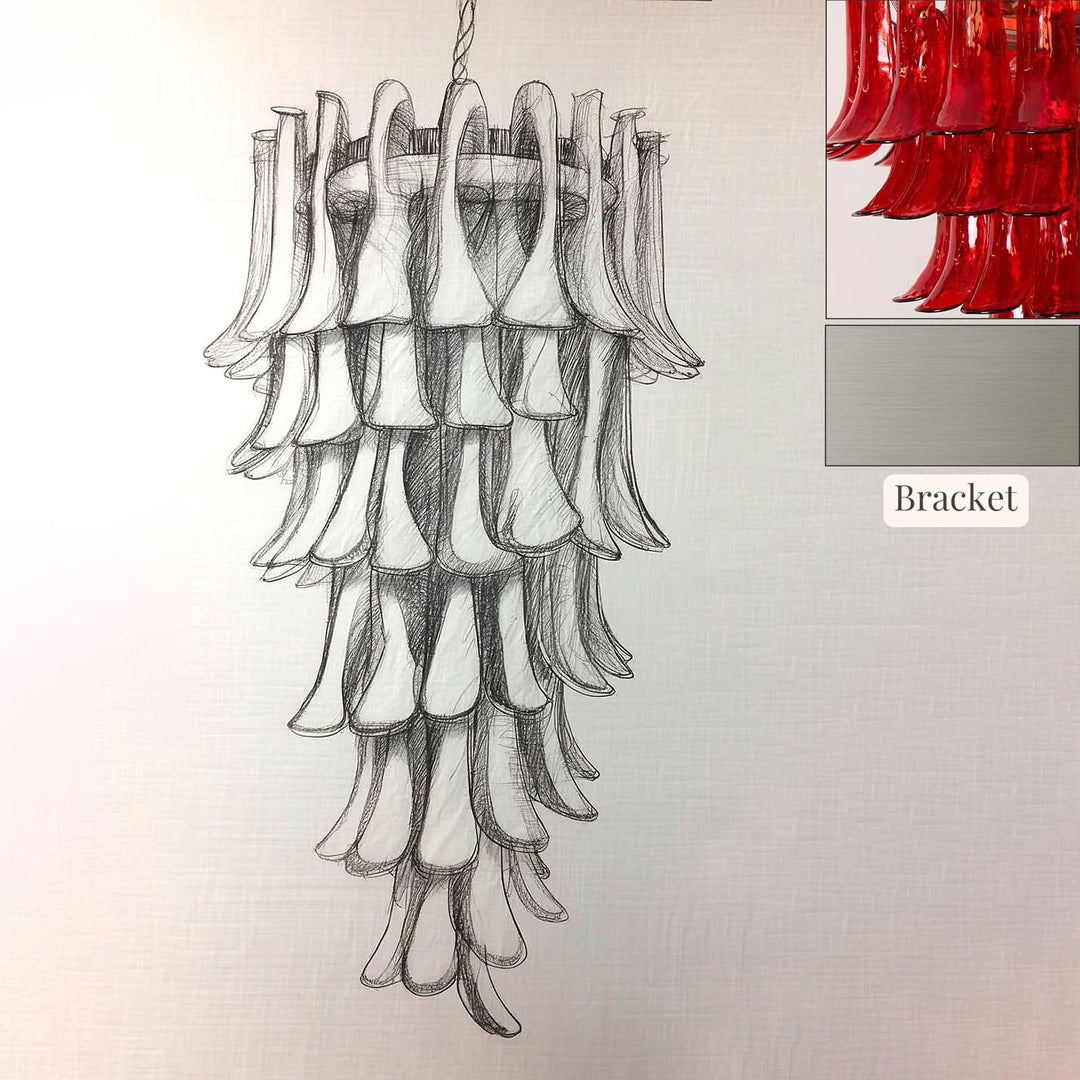 Lufra Chandelier – Handmade Murano Glass, Mid Century Luxury | Vinlighting