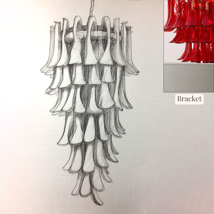 Lufra Chandelier – Handmade Murano Glass, Mid Century Luxury | Vinlighting