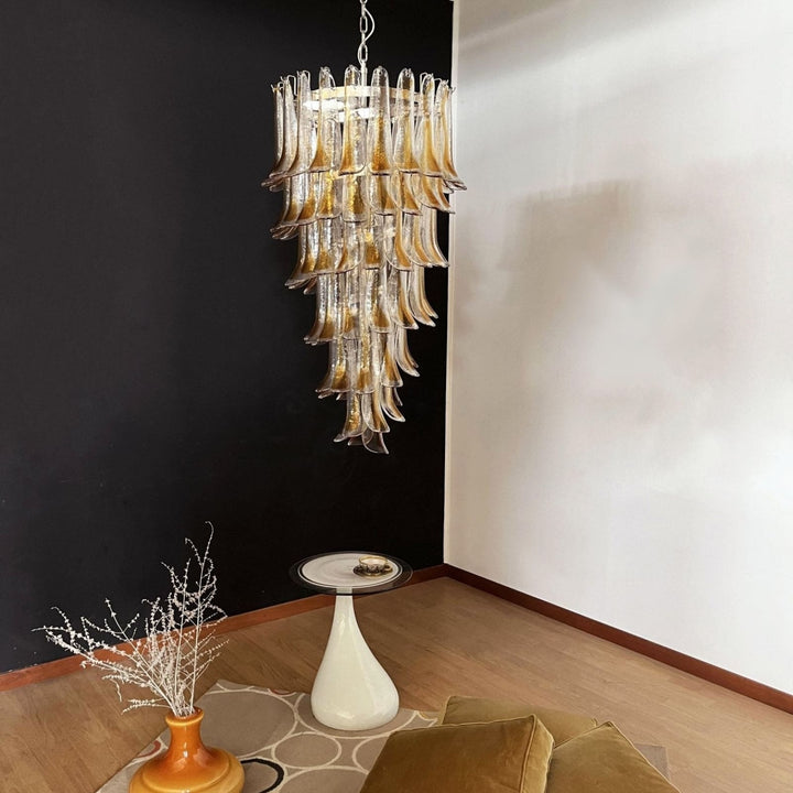 Lufra Chandelier – Handmade Murano Glass, Mid Century Luxury | Vinlighting