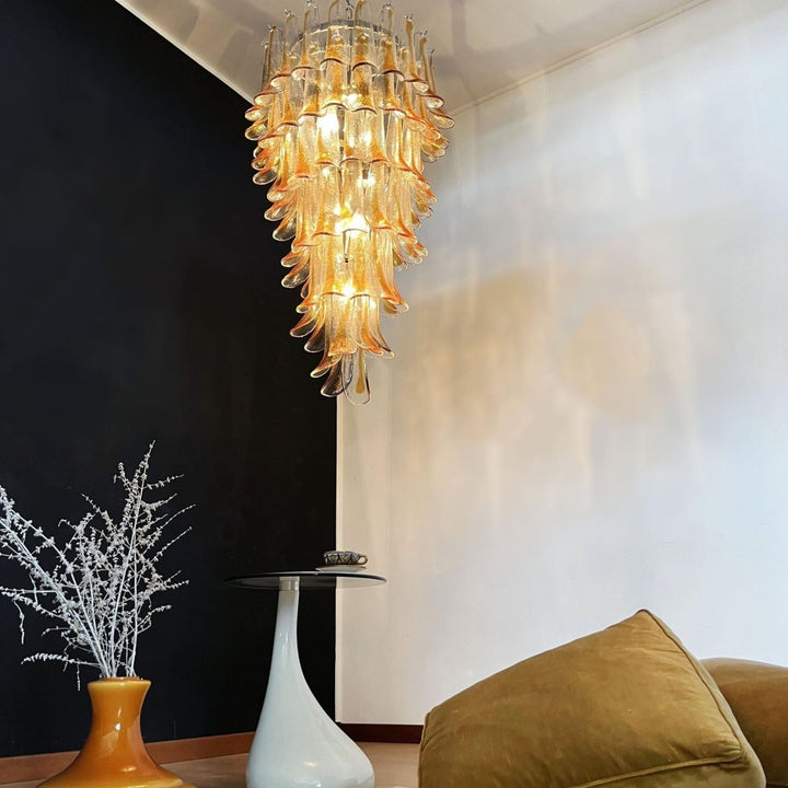 Lufra Chandelier – Handmade Murano Glass, Mid Century Luxury | Vinlighting