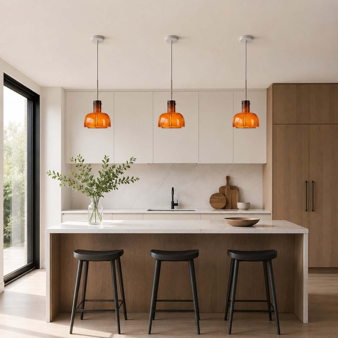 Lumira Pendant Light – Modern Glass Island Mini Pendant Lamp | Vinlighting