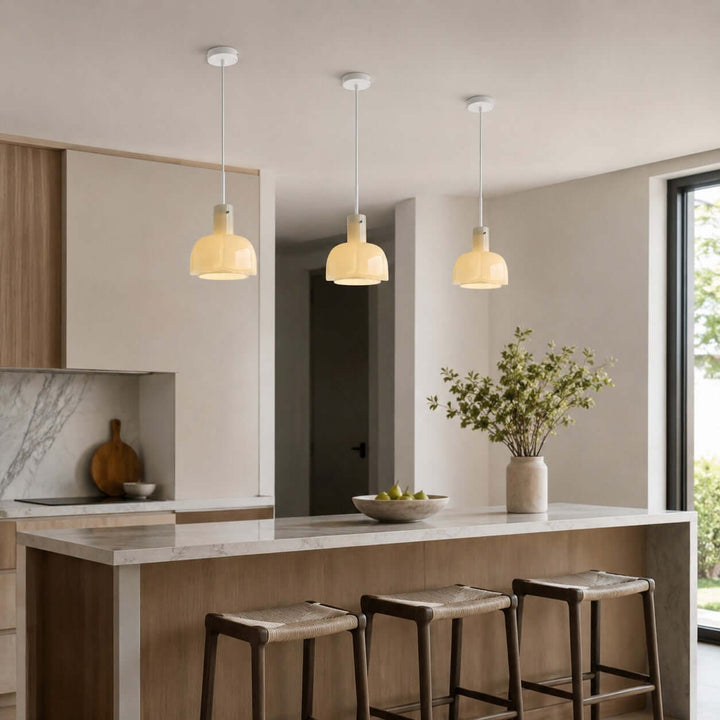 Lumira Pendant Light – Modern Glass Island Mini Pendant Lamp | Vinlighting