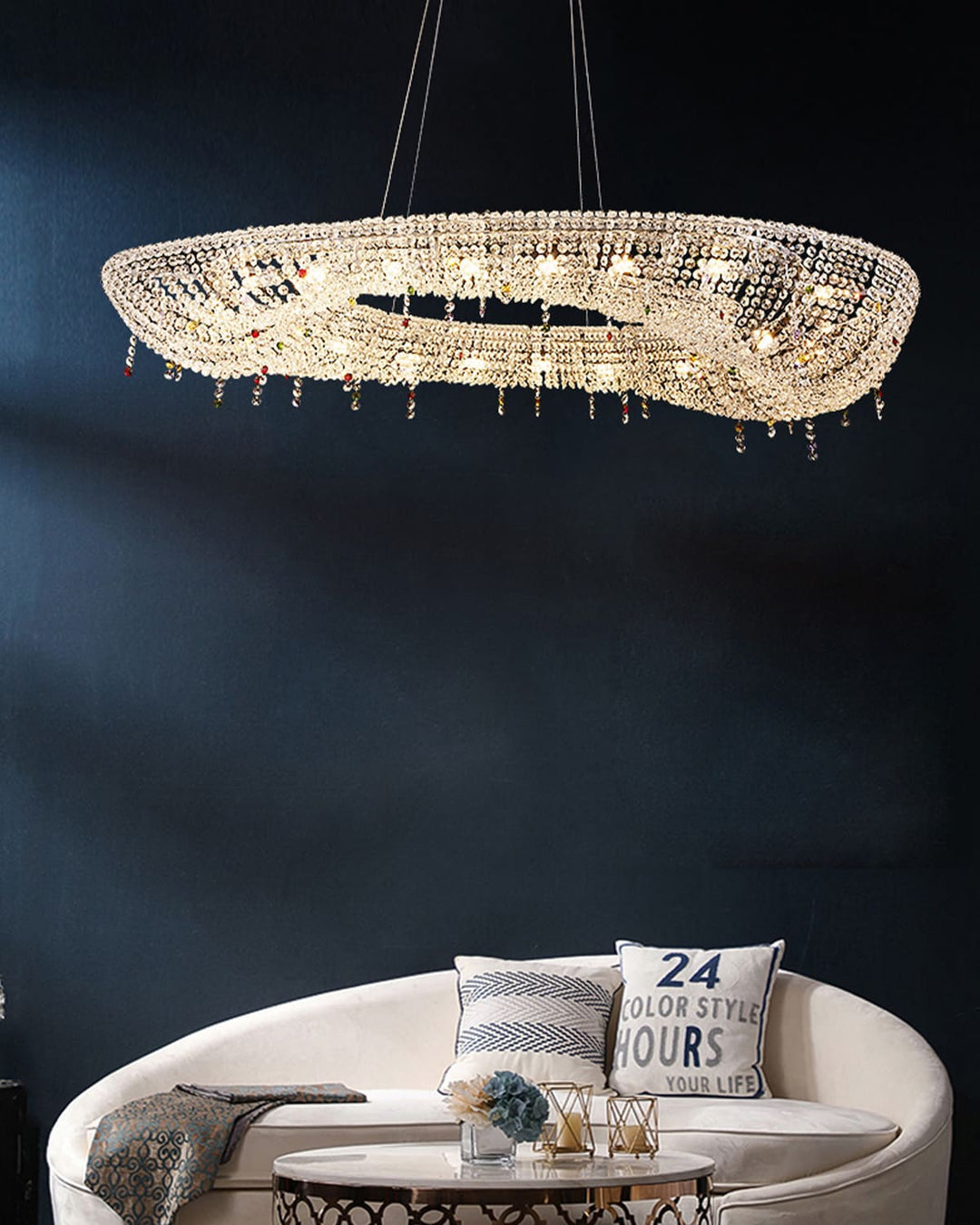 Lumori Oval Chandelier