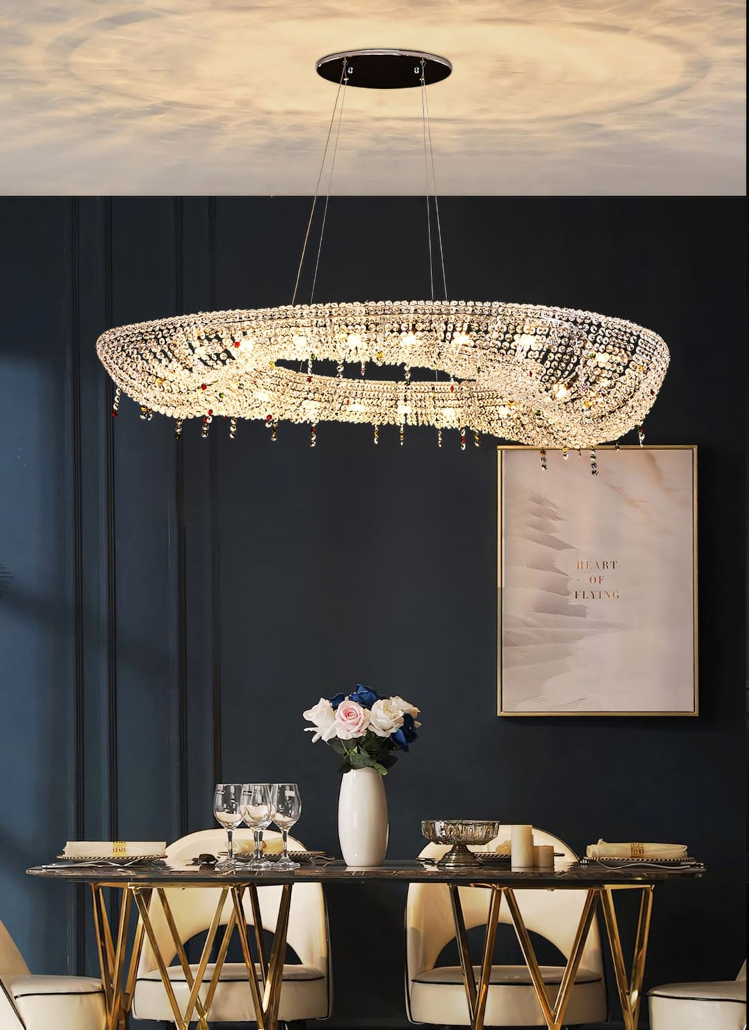 Lumori Oval Chandelier