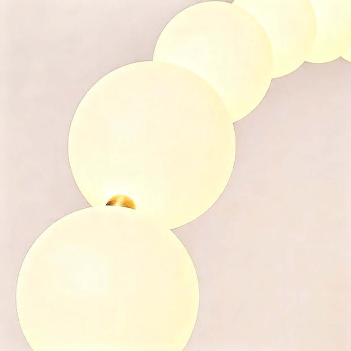 Lunari Sculpture Floor Lamp – Golden Sculpture Living Room Floor Lamp