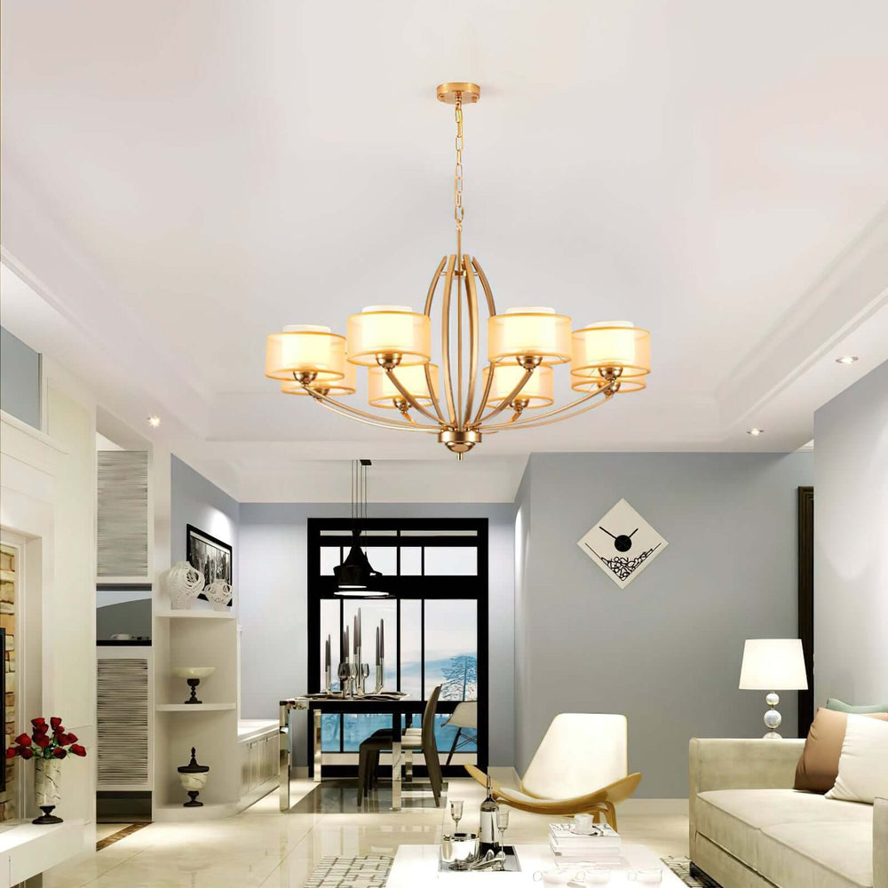 Lunavix Chandelier - Mid Century Retro Living Room Chandelier
