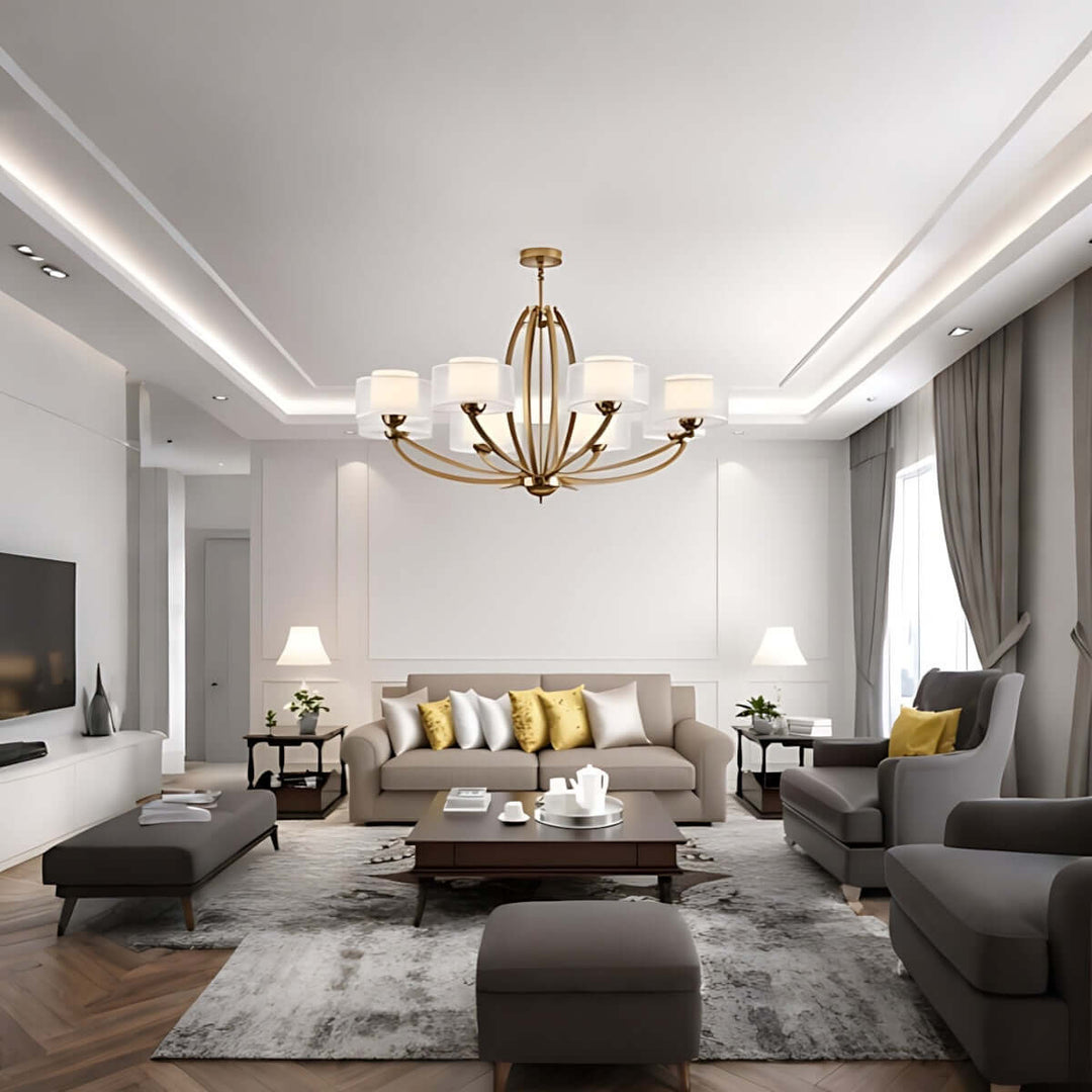 Lunavix Chandelier - Mid Century Retro Living Room Chandelier