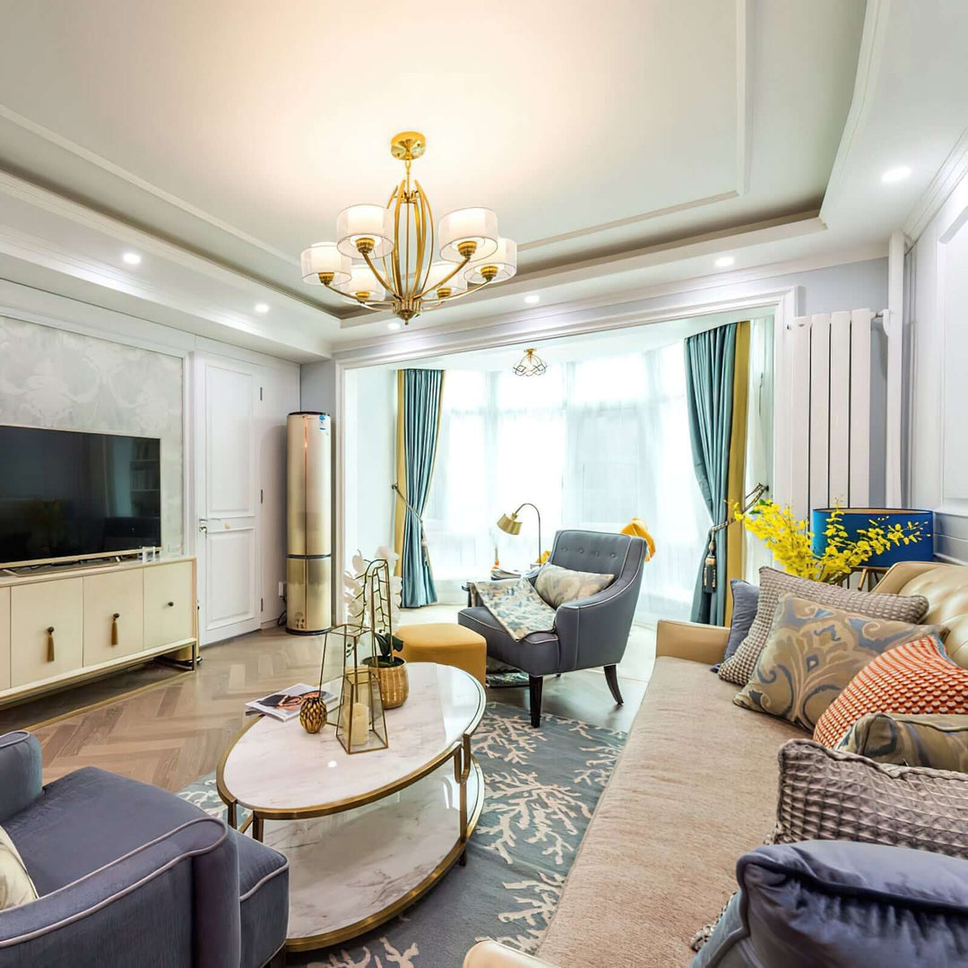 Lunavix Chandelier - Mid Century Retro Living Room Chandelier