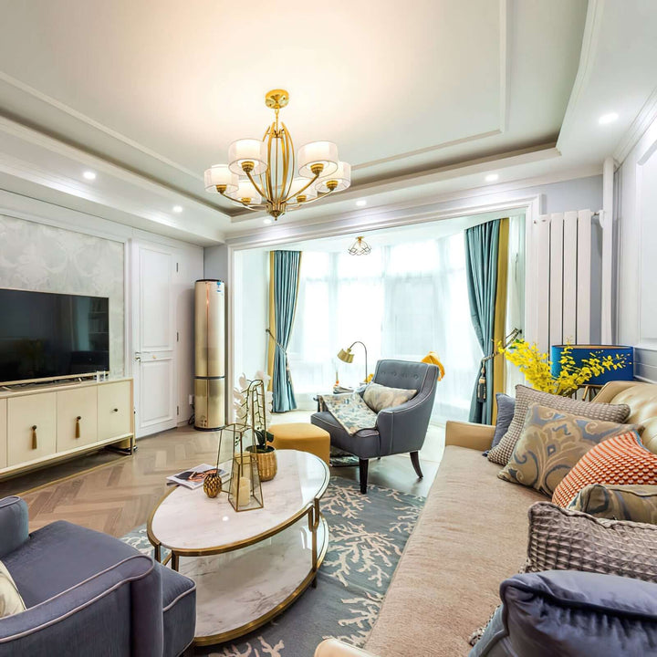 Lunavix Chandelier - Mid Century Retro Living Room Chandelier