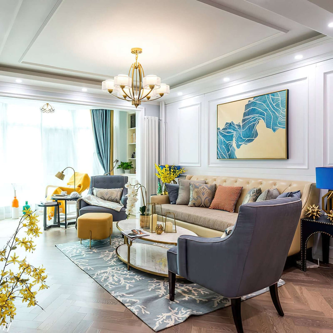 Lunavix Chandelier - Mid Century Retro Living Room Chandelier