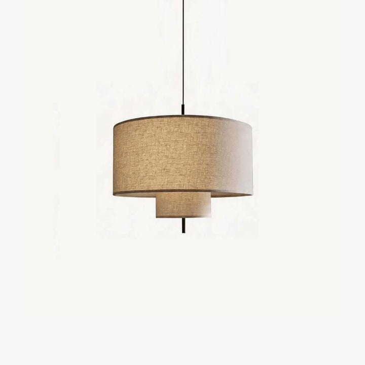 Luneth Pendant Light - Wabi-Sabi Tiered Fabric Hanging Light Decor | Vinlighting
