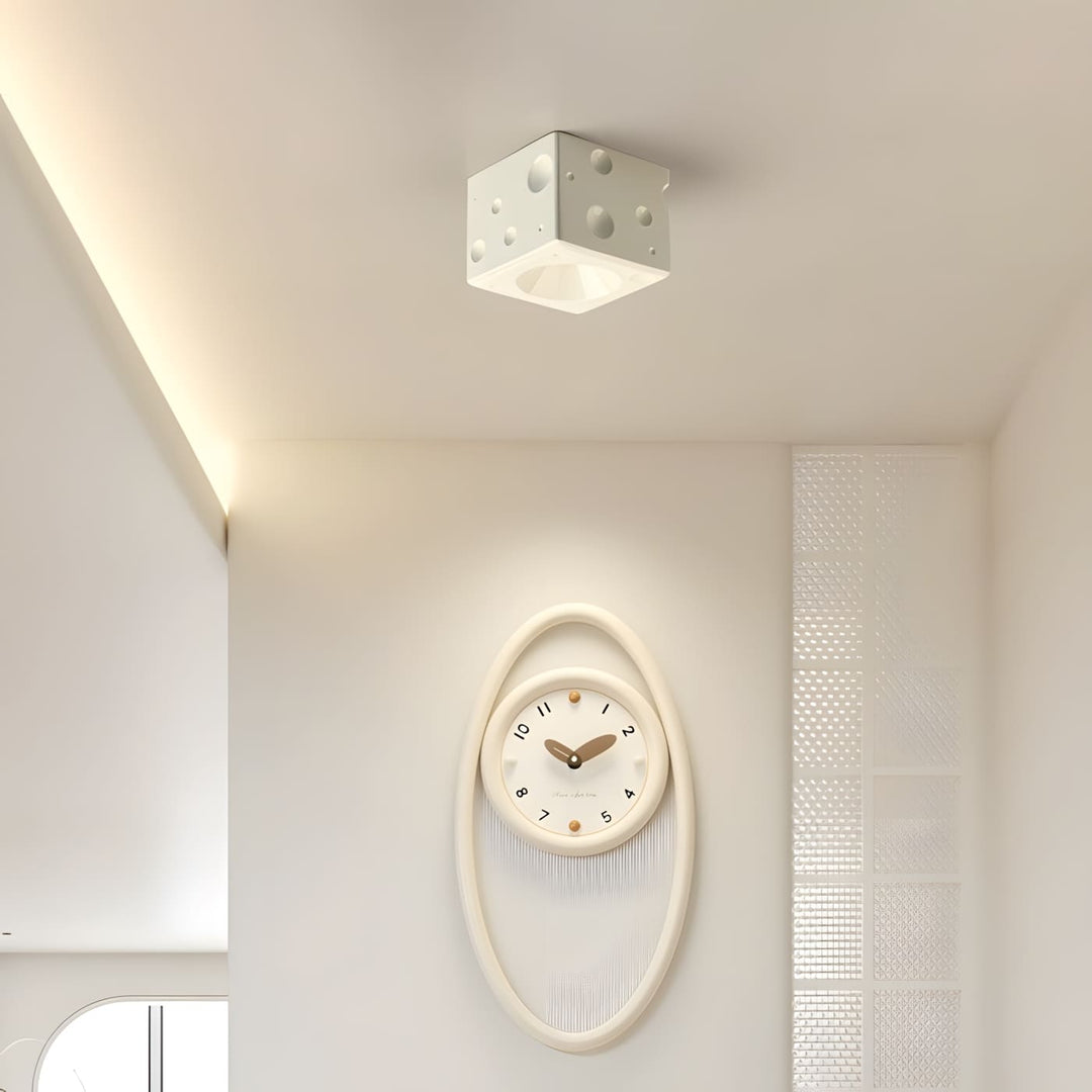 Luneya Ceiling Light - Simple Cheese Block Resin Ceiling Light