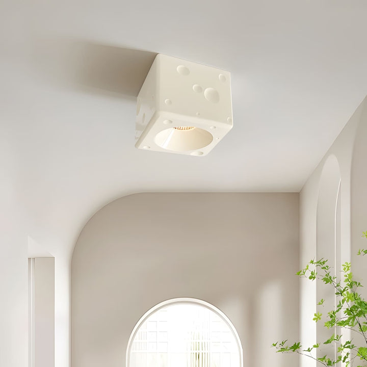 Luneya Ceiling Light - Simple Cheese Block Resin Ceiling Light
