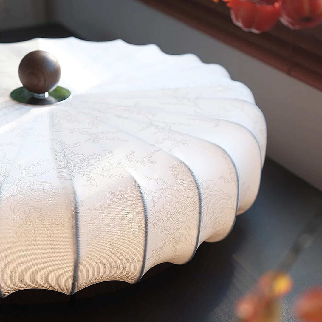 Luneya French Vintage Bedroom Fabric Ceiling Light