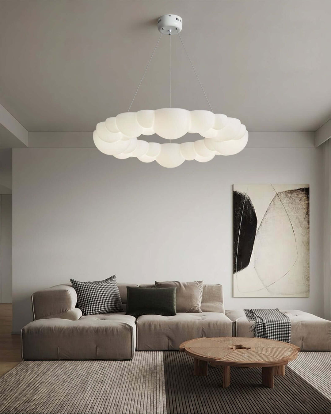 Lunov Chandelier – Nordic Cream Style Creative Decorative Lamp