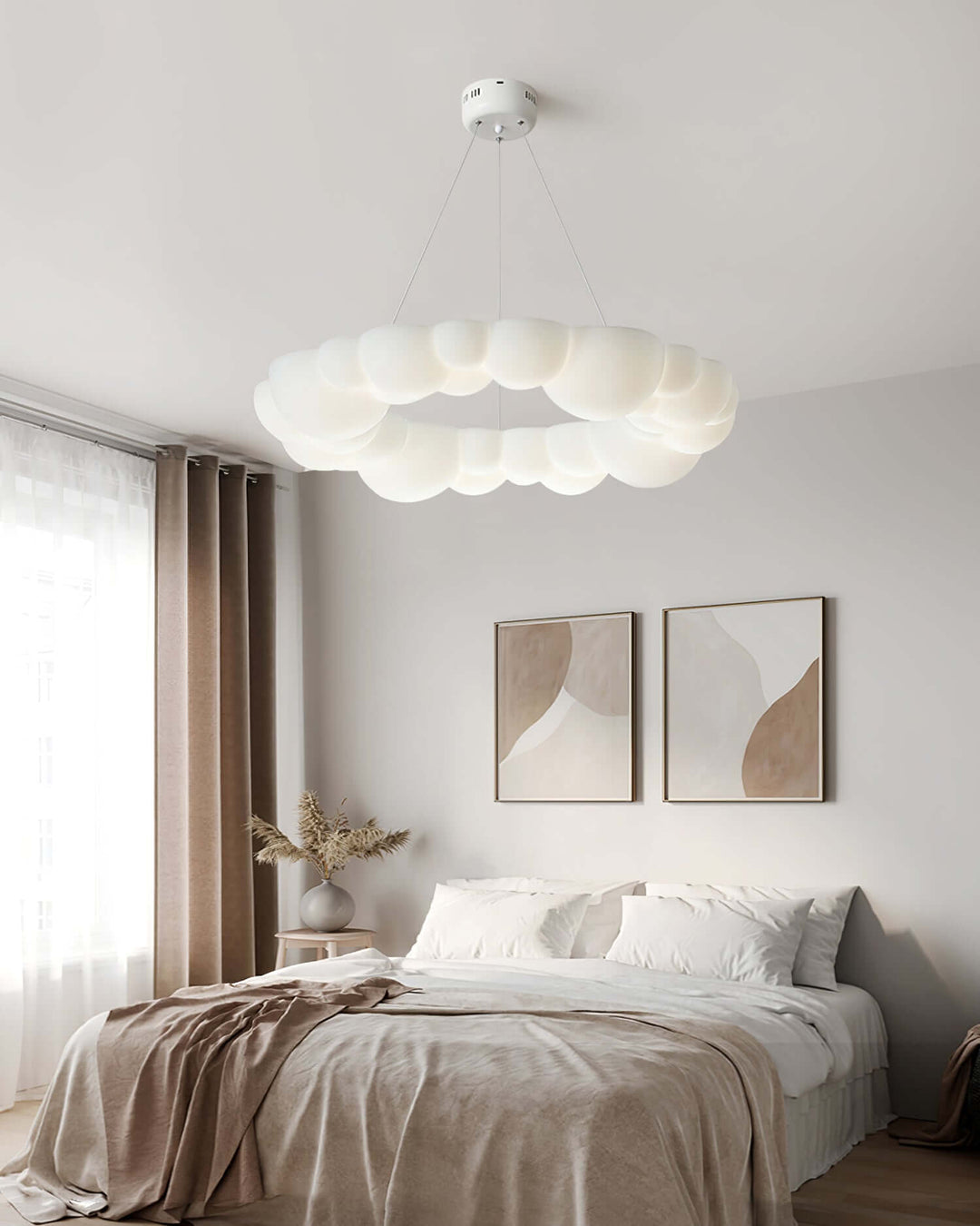Lunov Chandelier – Nordic Cream Style Creative Decorative Lamp