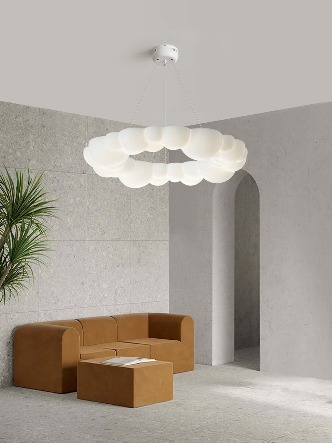 Lunov Chandelier – Nordic Cream Style Creative Decorative Lamp