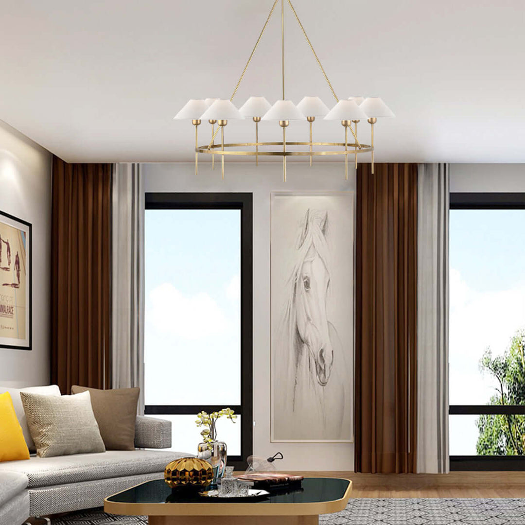 Luntra Chandelier – Modern Minimalist Dining Chandelier Light