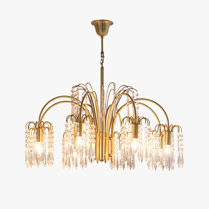 Lunva Chandelier – French Vintage Crystal Chandelier