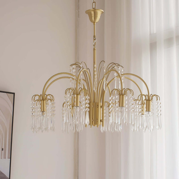 Lunva Chandelier – French Vintage Crystal Chandelier
