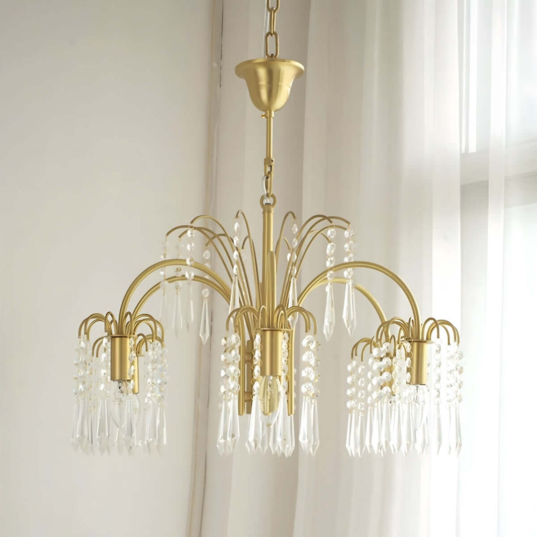 Lunva Chandelier – French Vintage Crystal Chandelier