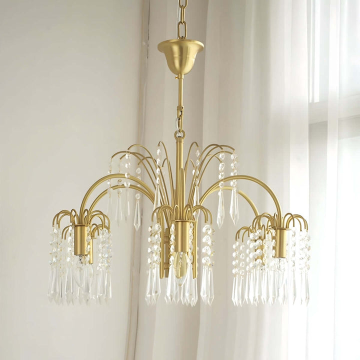 Lunva Chandelier – French Vintage Crystal Chandelier