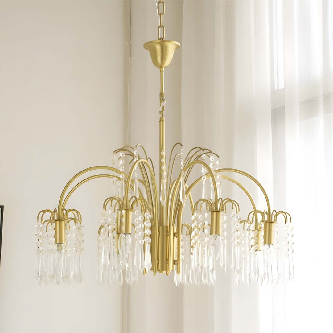 Lunva Chandelier – French Vintage Crystal Chandelier